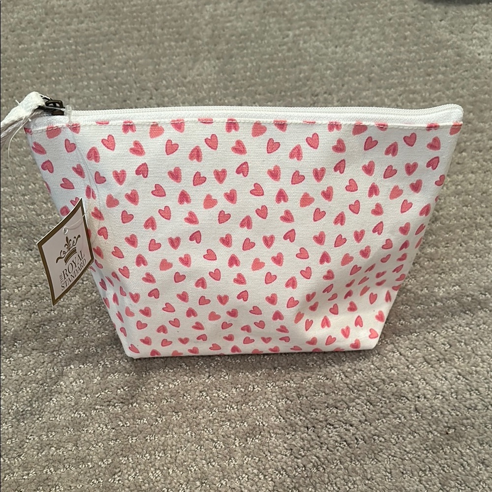 NWT Royal Standard Heart Print Bag